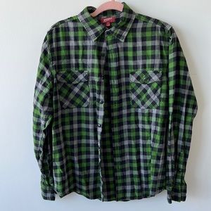 Men’s Medium Arizona Flannel, Green